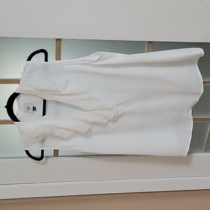 Cabi White Portrait Blouse - Large